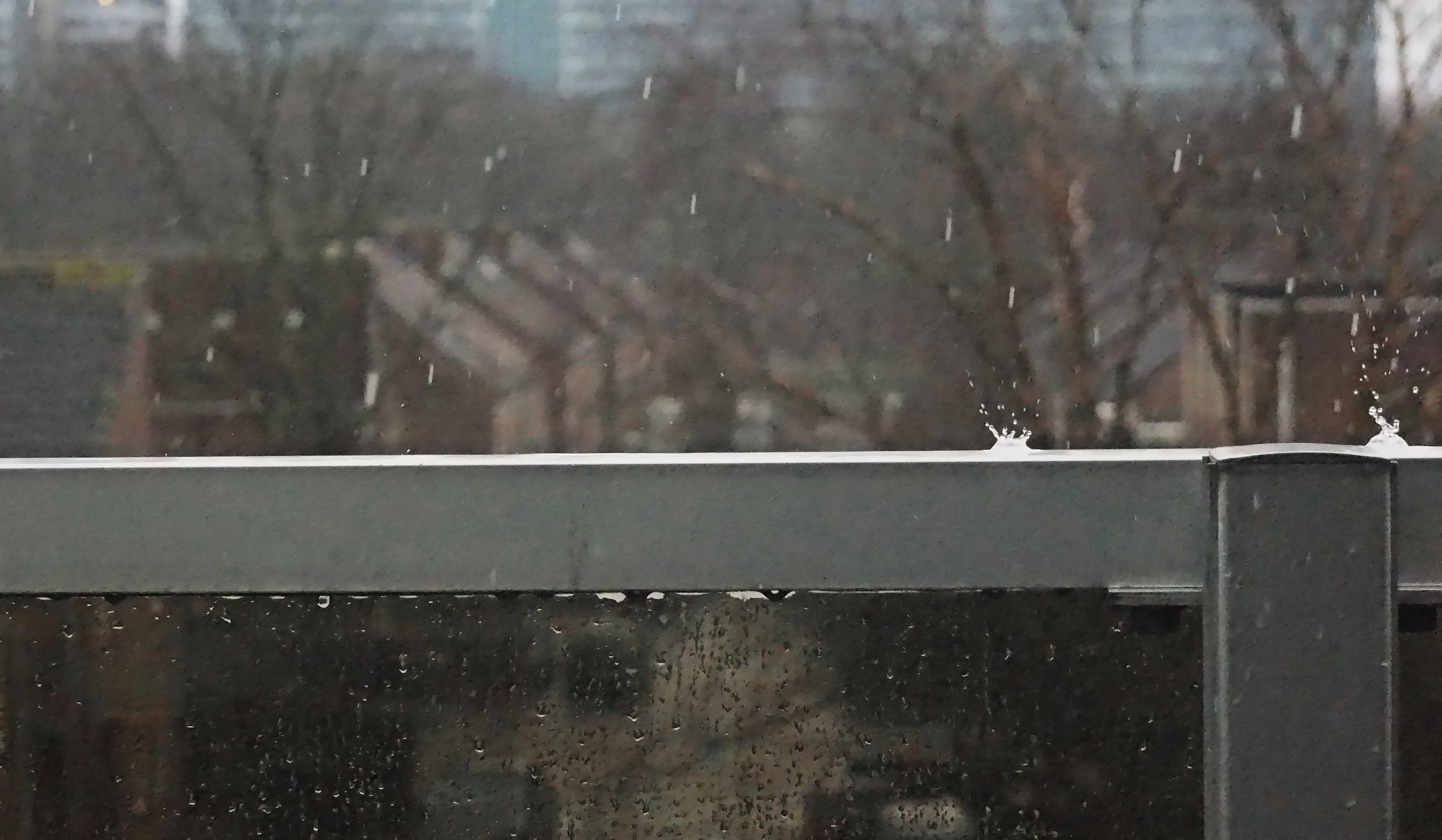 Raindrop Crown on Grey Ledge